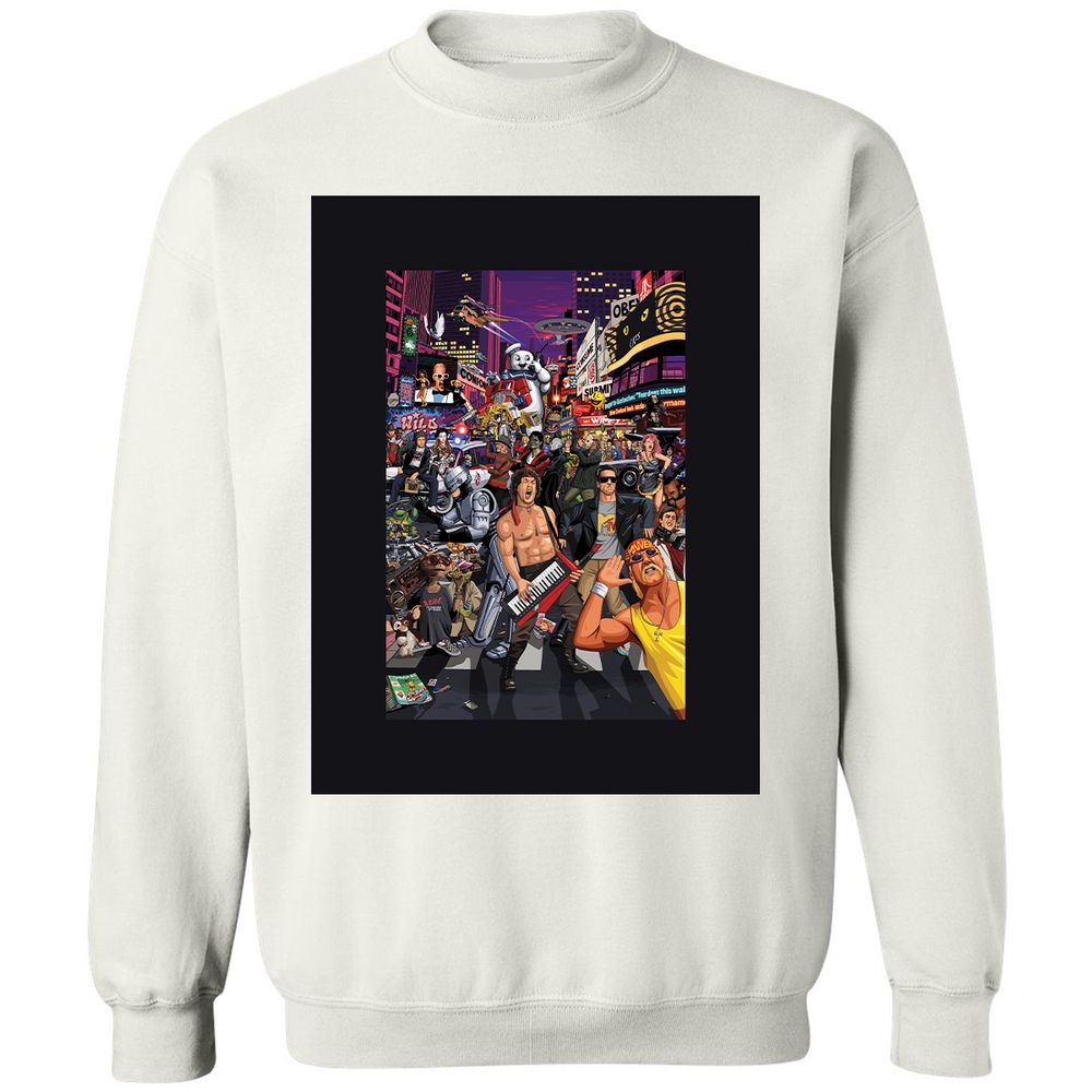 Classic Unisex Sweatshirt - 5E2MUU74 - White - 1