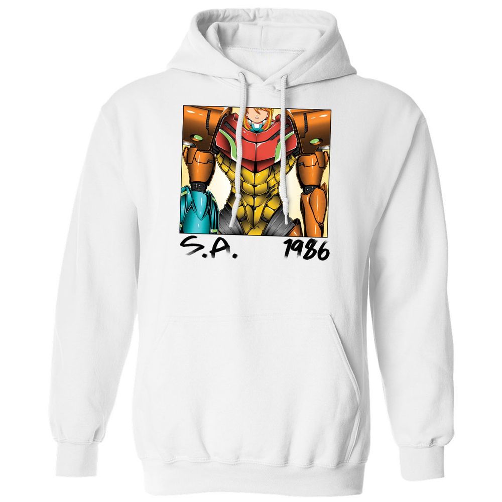 Classic Unisex Hoodie - 47L4JHNV - White - 1