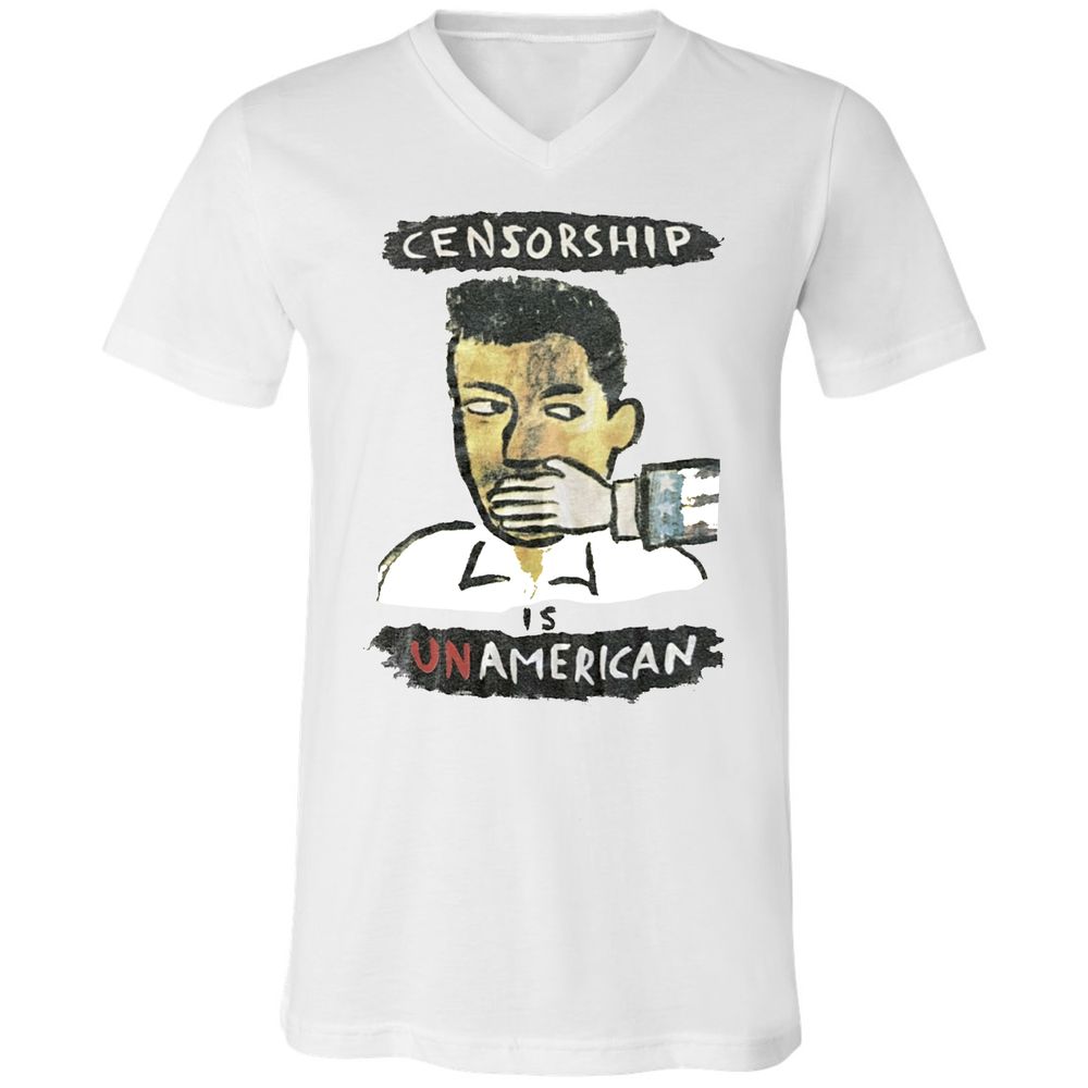 Censorship is Unamerican - White - 1