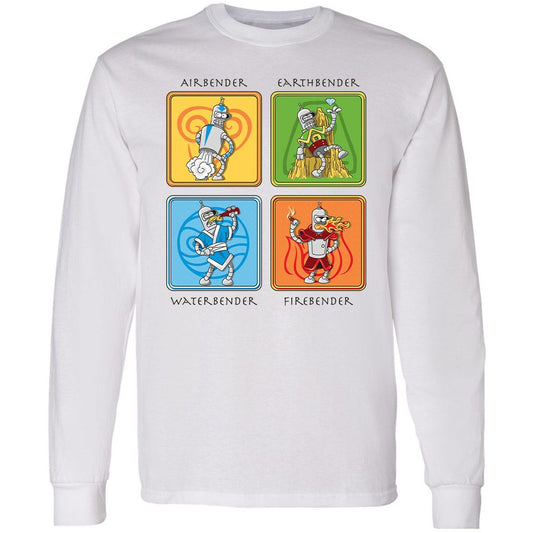 Long Sleeve T-Shirt - FZ45M7TB - White - 1