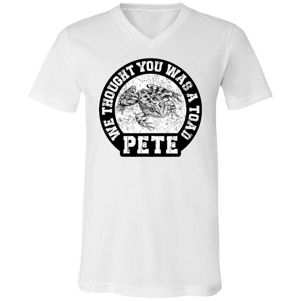 Unisex V-Neck T-Shirt - 8X51TJ2E - White - 1