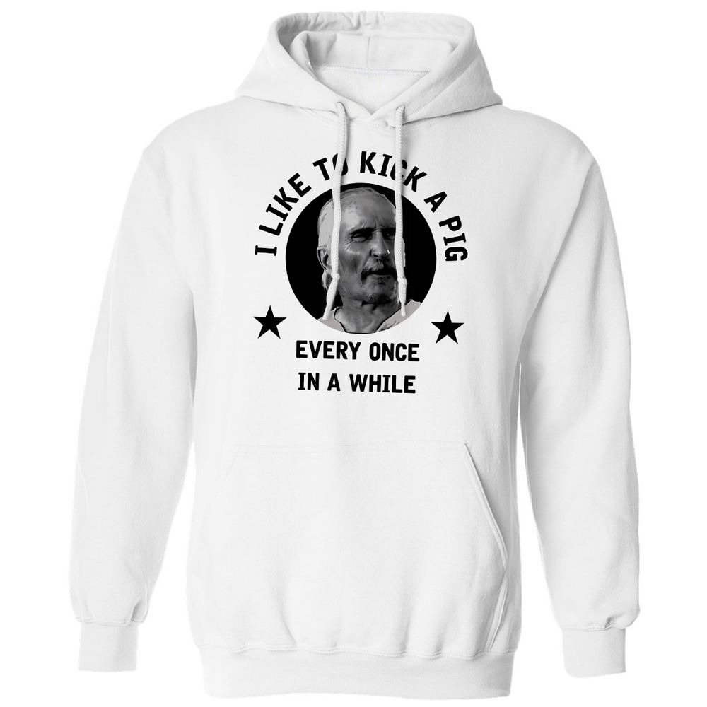 I like to kick a pig - White - 1