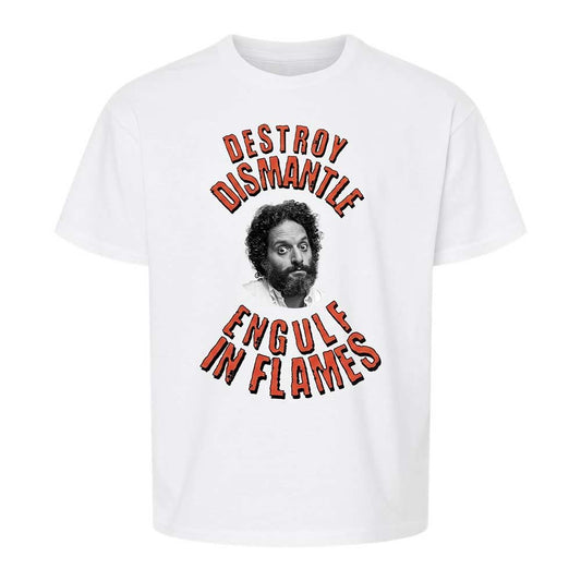 Destroy, Dismantle, Engulf in Flames - White - 1