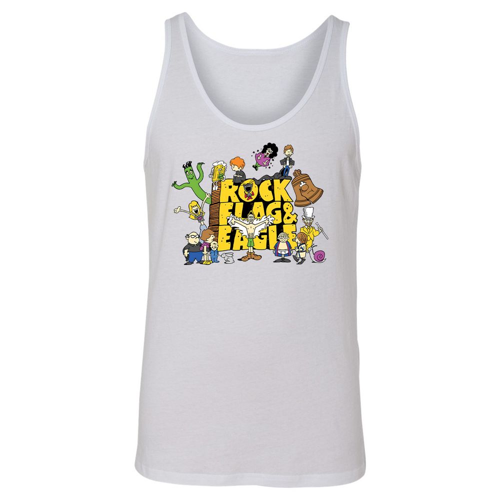 Unisex Jersey Tank - PCD3MAHU - White - 1