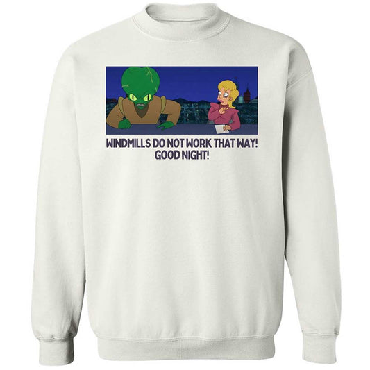 Classic Unisex Sweatshirt - PD48V8WZ - White - 1