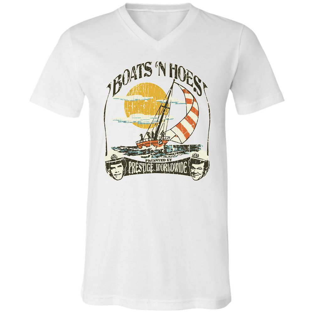 Unisex V-Neck T-Shirt - RFUMPZU4 - White - 1