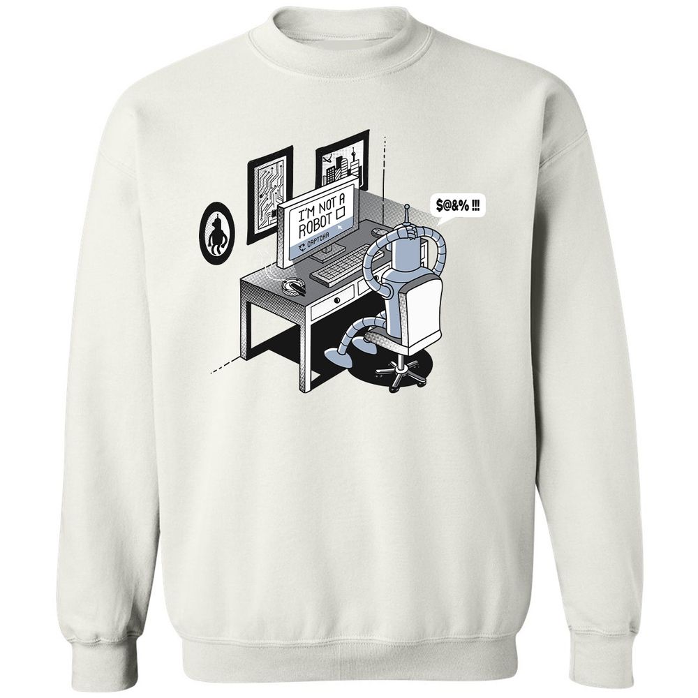 Classic Unisex Sweatshirt - F7SFQ7GG - White - 1