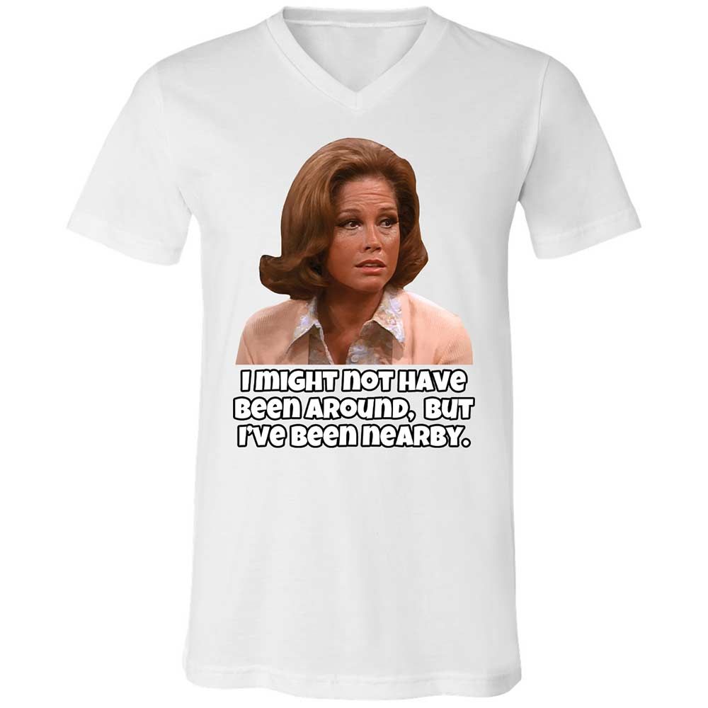 Unisex V-Neck T-Shirt - 71G7AHCK - White - 1