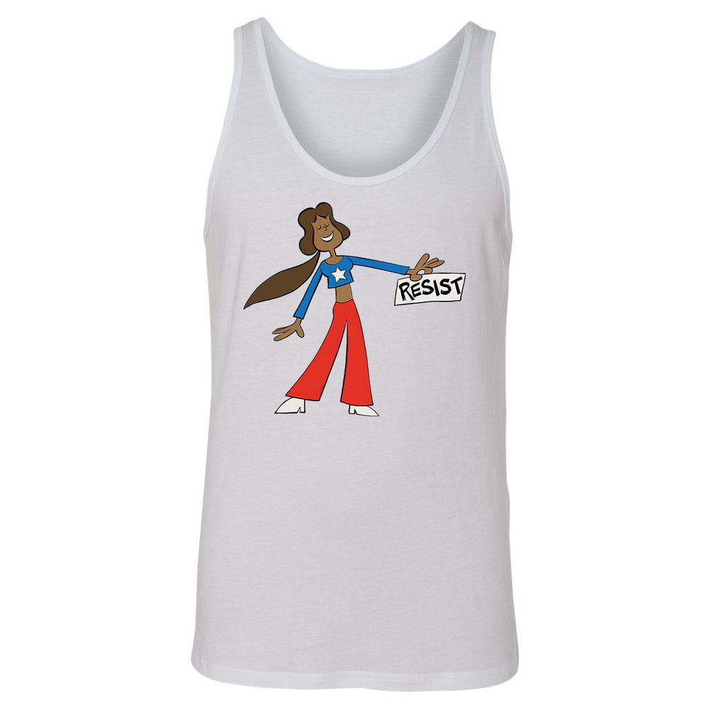 Unisex Jersey Tank - 7E2MV134 - White - 1
