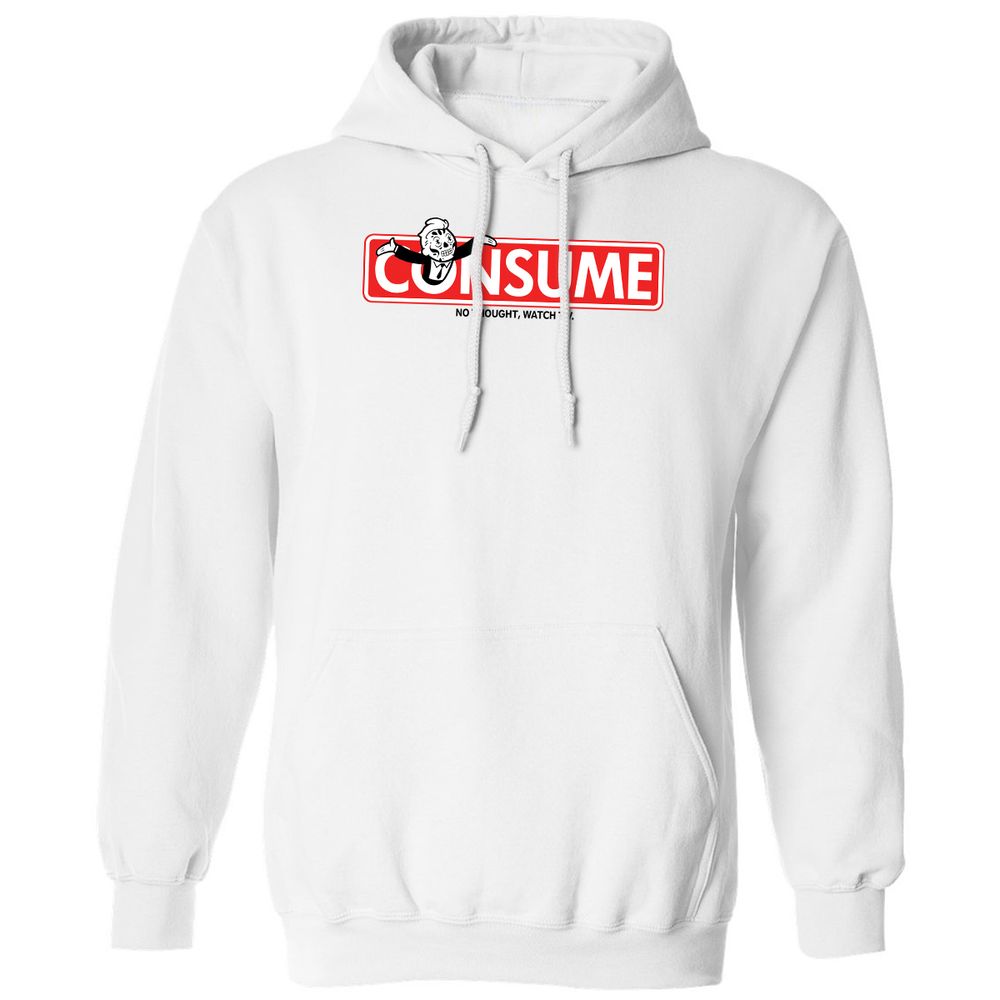 Classic Unisex Hoodie - 5ZU6UPXU - White - 1
