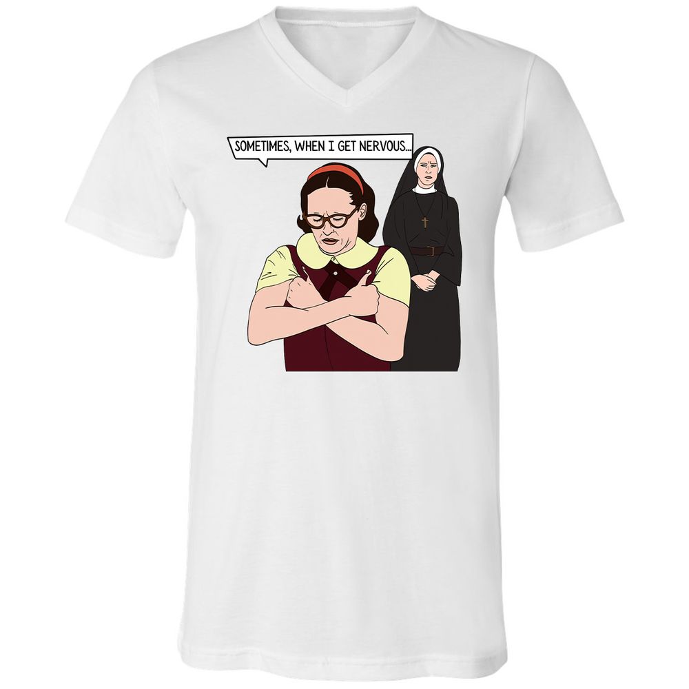 Unisex V-Neck T-Shirt - 276FPWN7 - White - 1