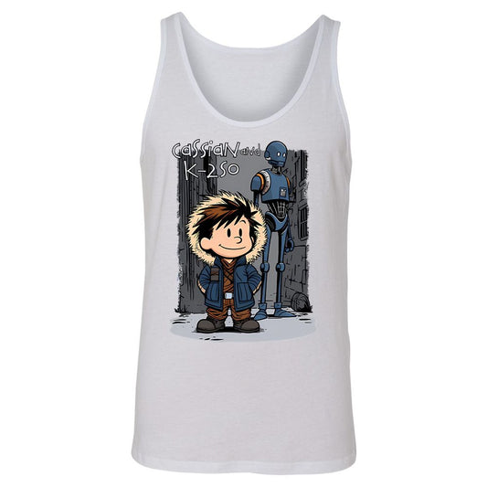 Unisex Jersey Tank - WDAVKV9X - White - 1