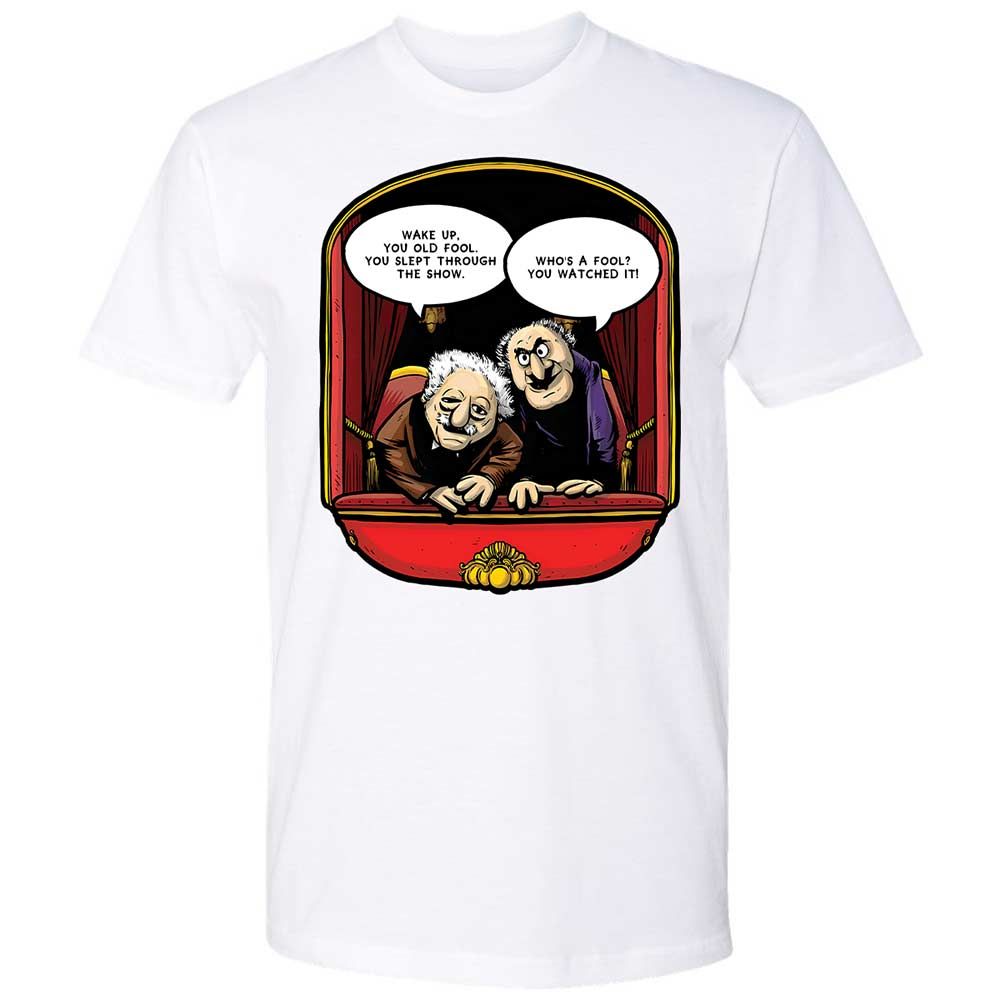 Statler and Waldorf (Wake Up) - White - 1