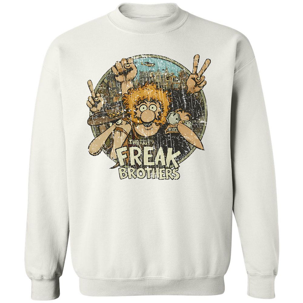 Classic Unisex Sweatshirt - 7EE4JZZ4 - White - 1