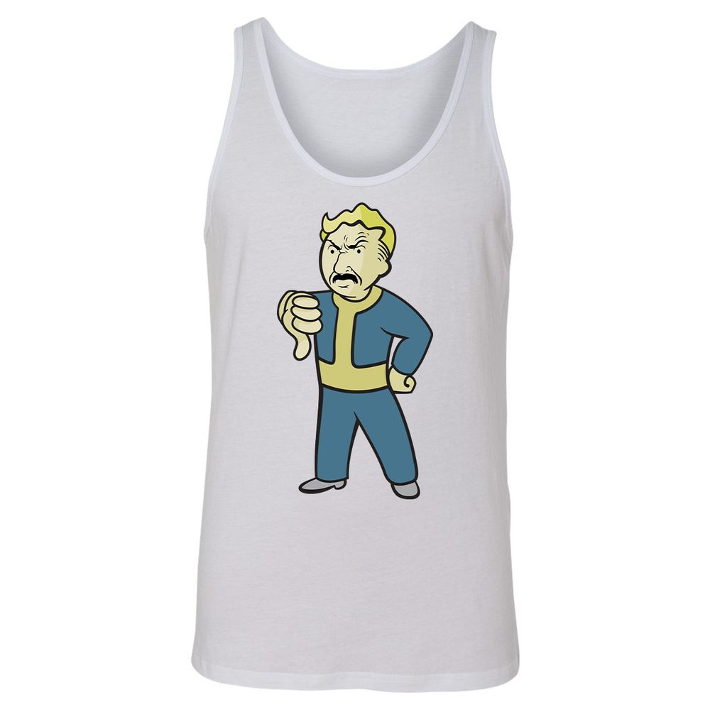 Unisex Jersey Tank - PX5XPJH8 - White - 1