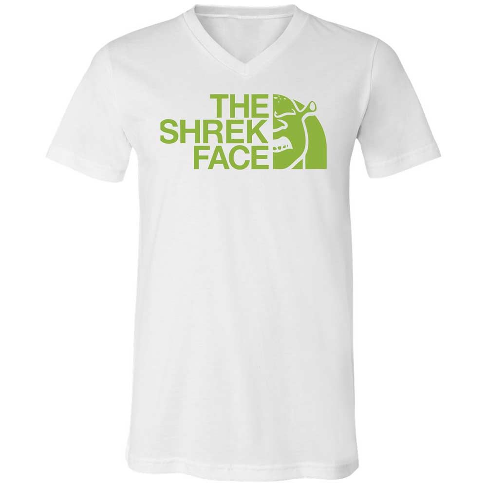 Unisex V-Neck T-Shirt - 4NDXKCHW - White - 1