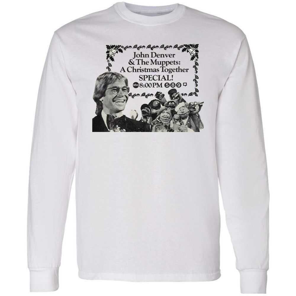 John Denver and Muppet - White - 1