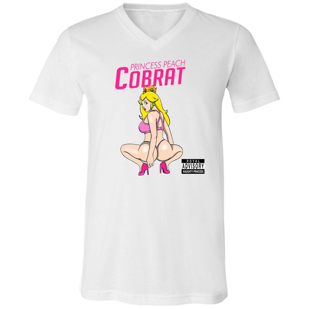 Unisex V-Neck T-Shirt - 4NGPCGCF - White - 1
