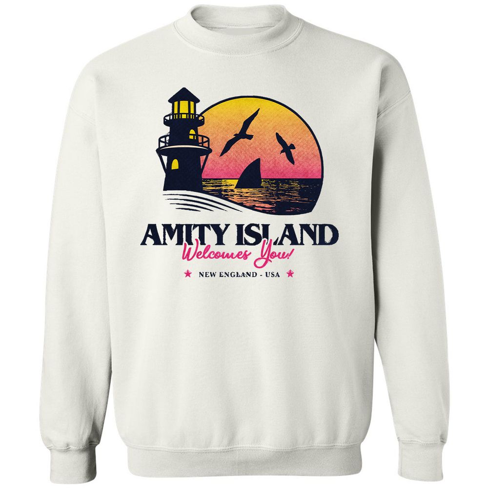 Classic Unisex Sweatshirt - 2GZ8FV1J - White - 1