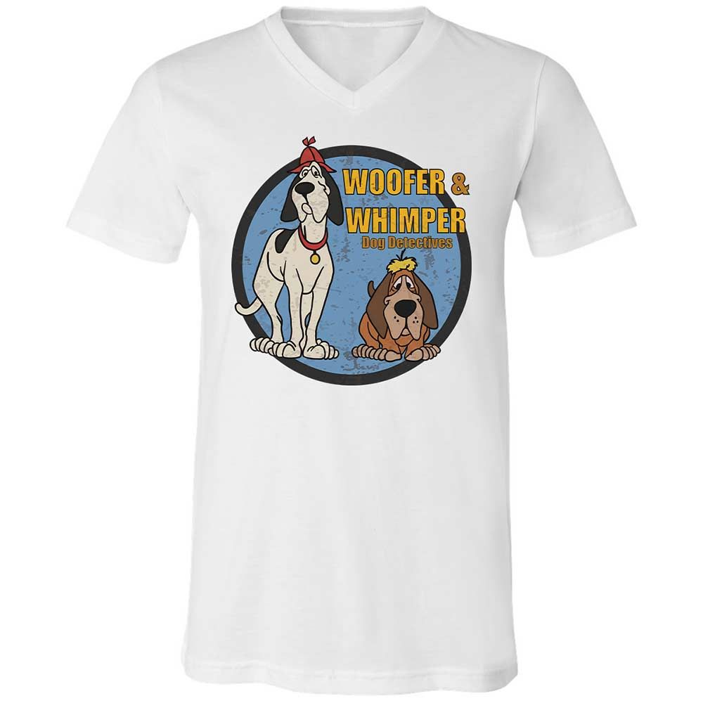 Unisex V-Neck T-Shirt - 46HHCJAX - White - 1