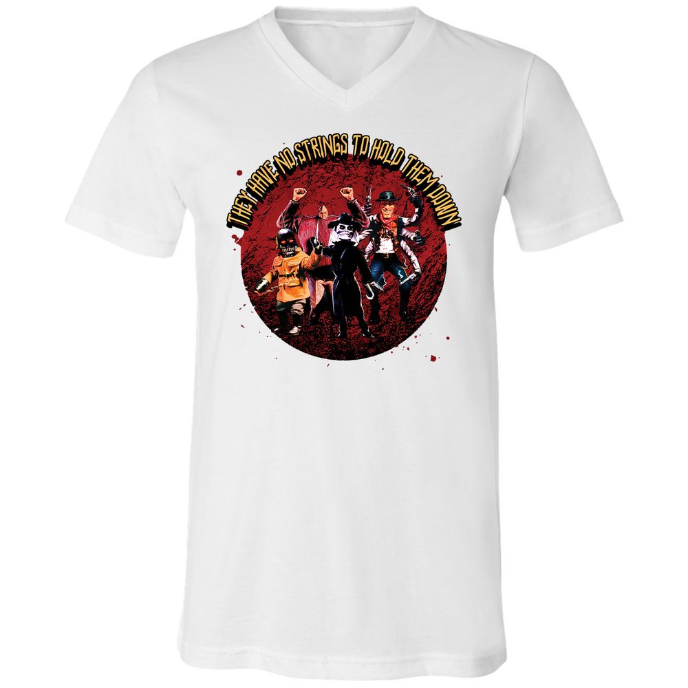 Unisex V-Neck T-Shirt - 3V26T4DZ - White - 1
