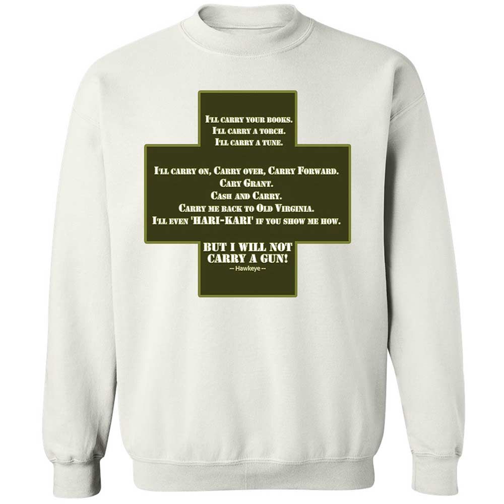 I Will Not Carry a Gun - White - 1