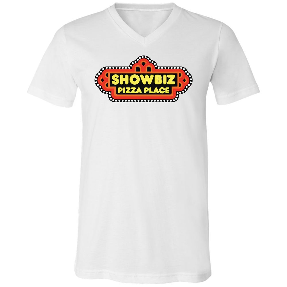 Unisex V-Neck T-Shirt - CNWXB6JX - White - 1