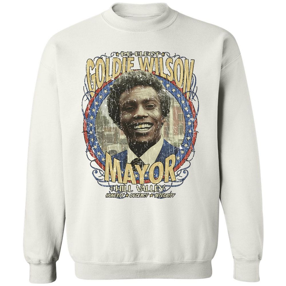 Re-Elect Mayor Goldie Wilson - White - 1