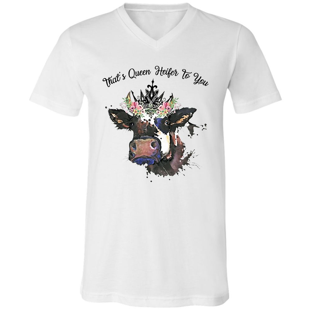 Unisex V-Neck T-Shirt - JLHFM3WA - White - 1
