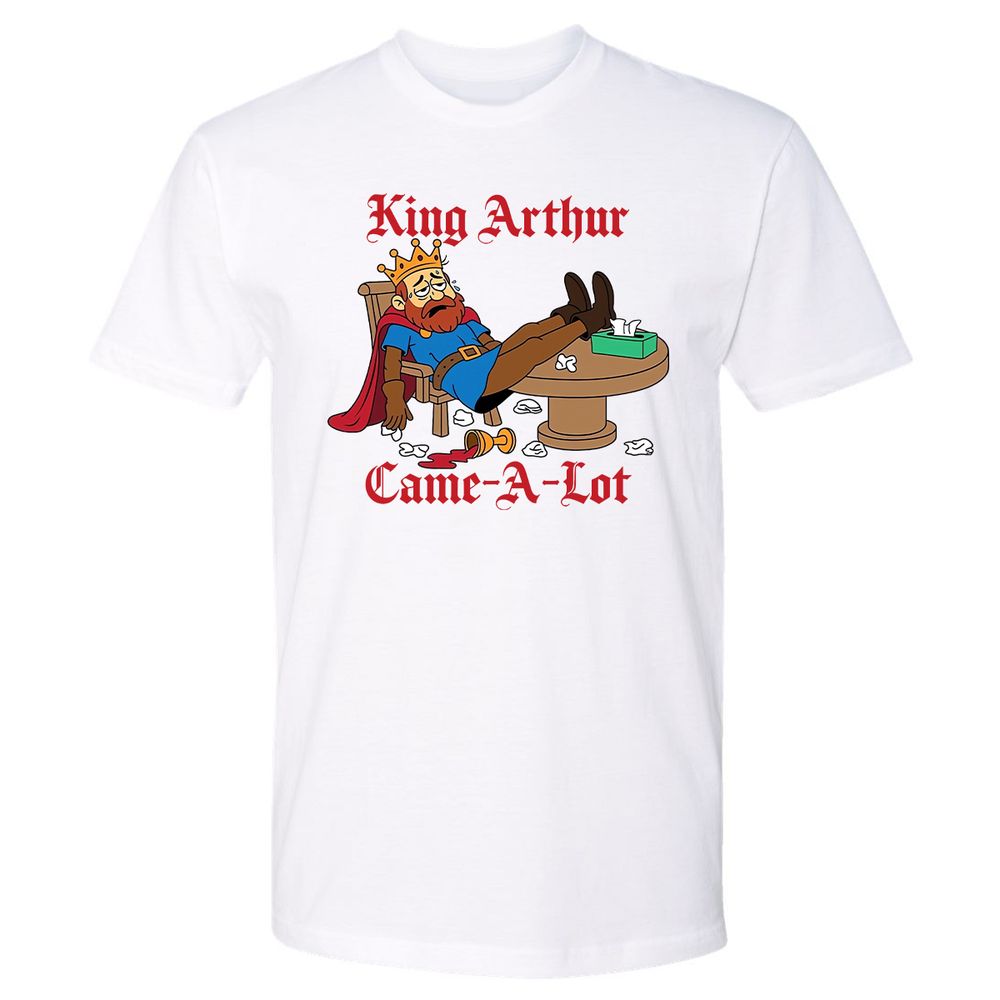 Arthur Came A Lot - White - 1