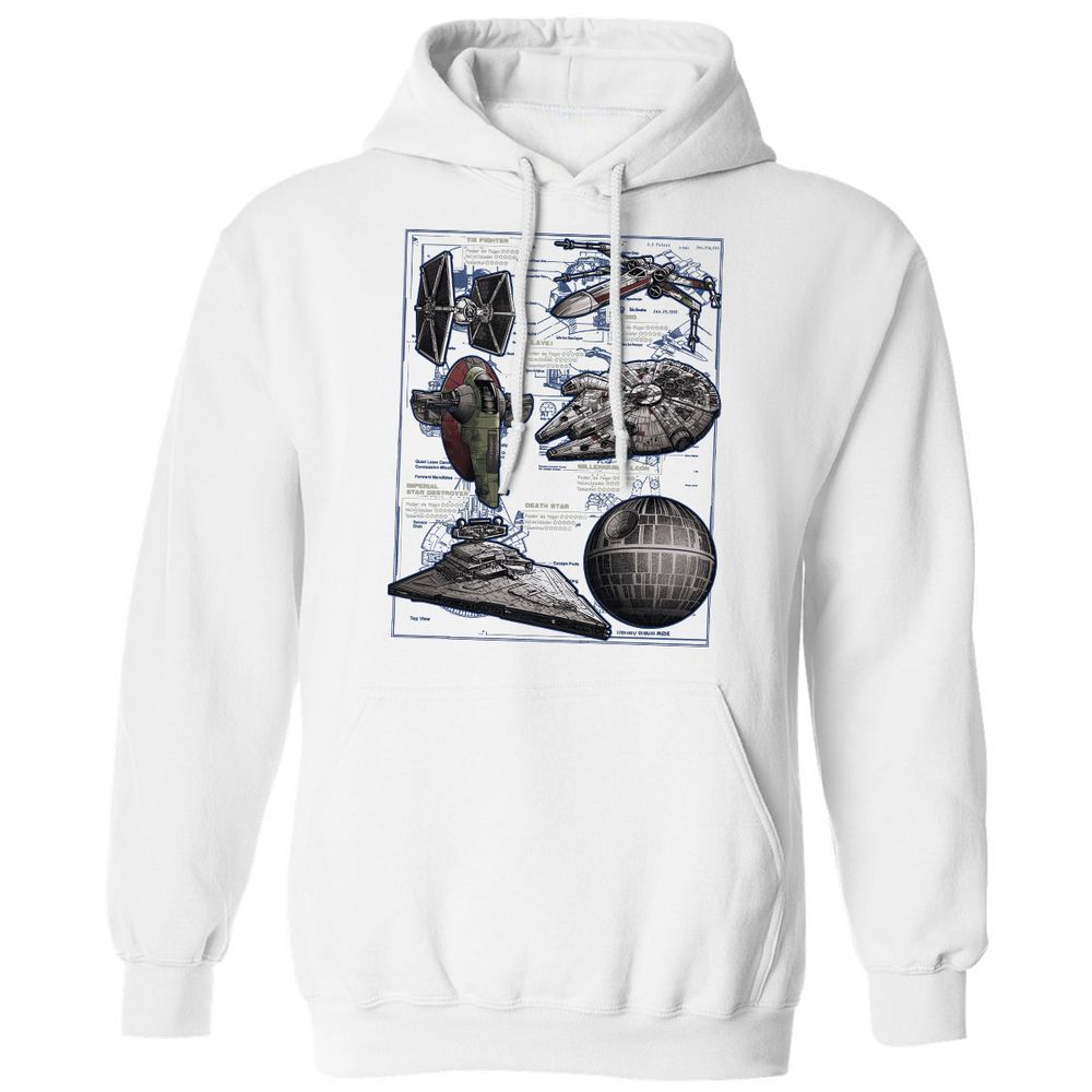 Classic Unisex Hoodie - Q48MY39B - White - 1