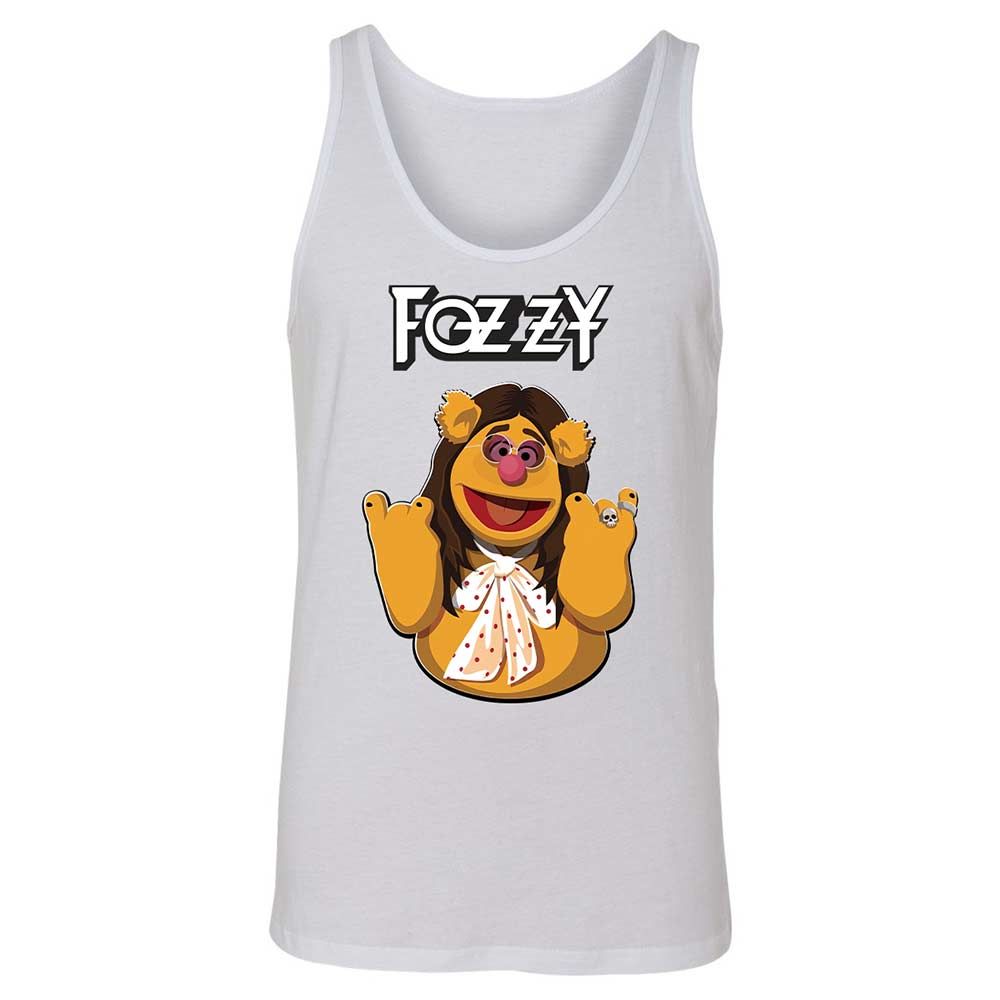 Fozzie Muppet as Rockstar - White - 1