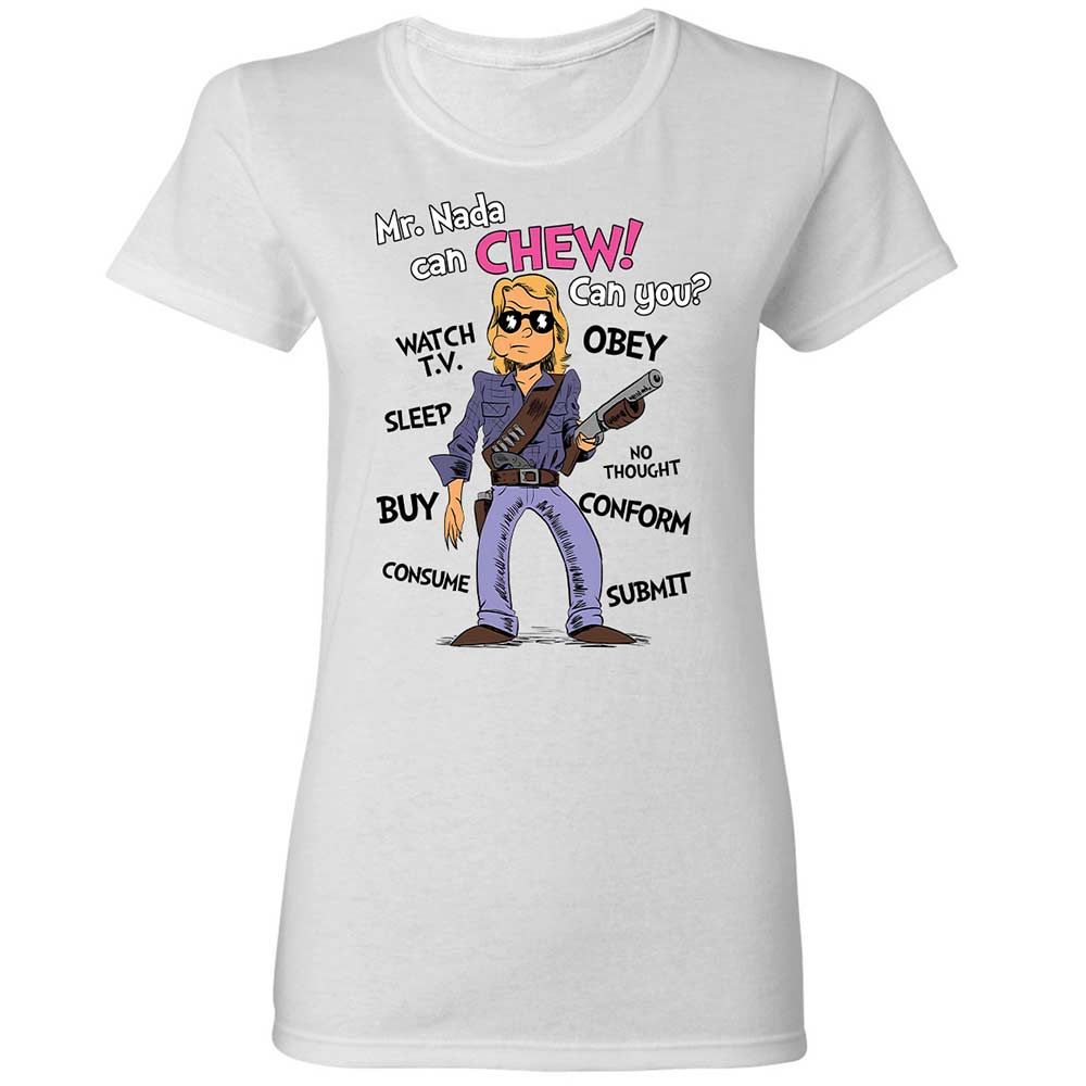I have come here to chew bubblegum and kick ass - White - 1