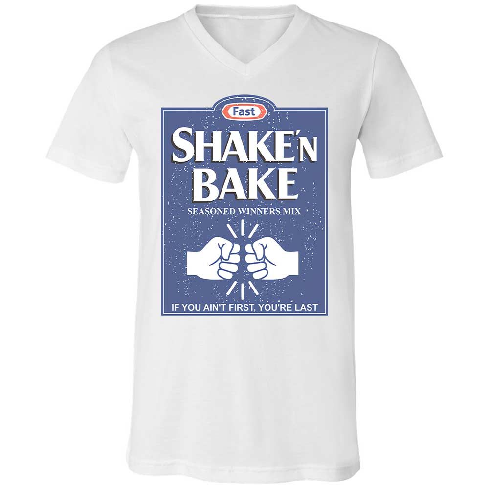 Unisex V-Neck T-Shirt - DD44RRWL - White - 1