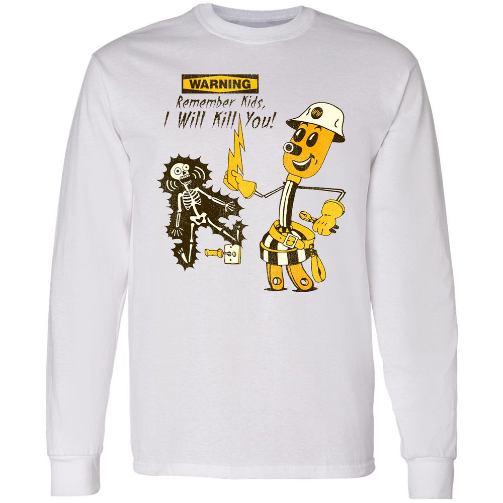 Long Sleeve T-Shirt - CX9RW1SA - White - 1