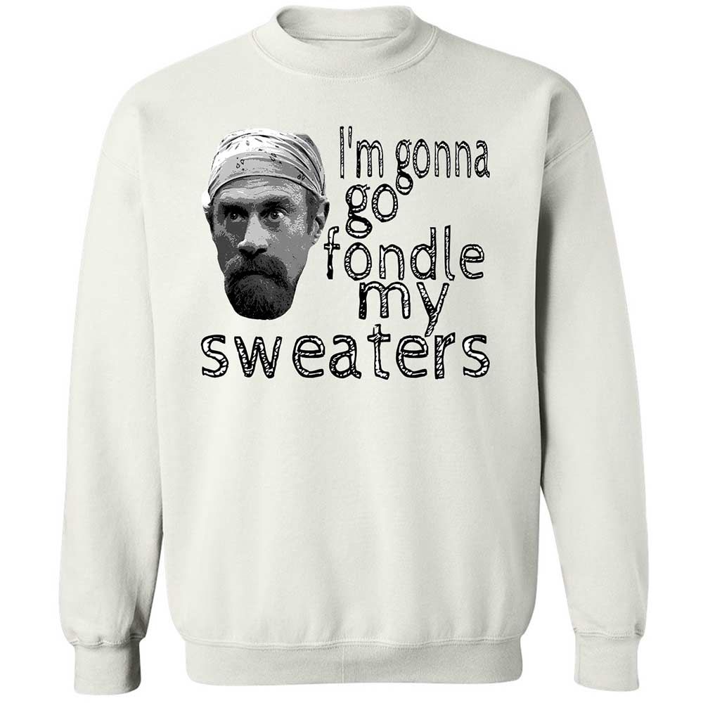 Fondle my sweaters - White - 1
