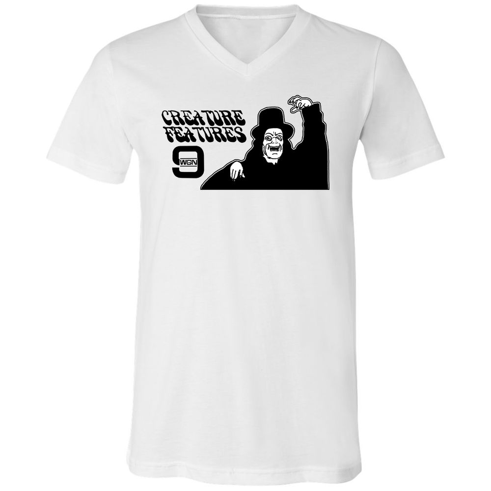 Unisex V-Neck T-Shirt - GYKBTRAL - White - 1