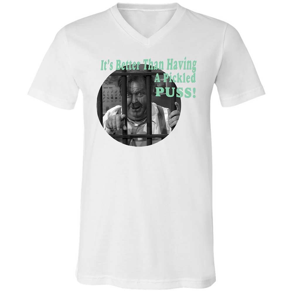 Unisex V-Neck T-Shirt - 4NK3H2BA - White - 1