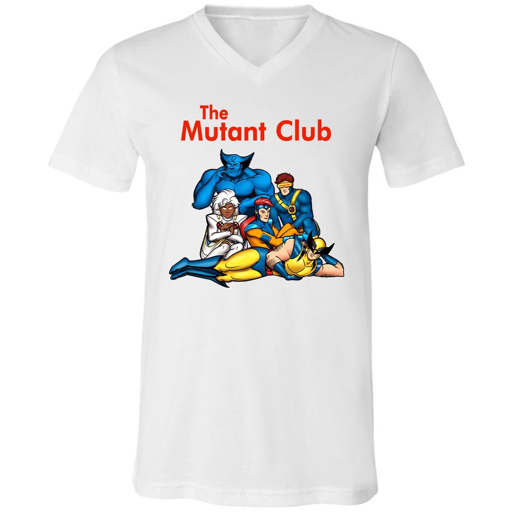 Unisex V-Neck T-Shirt - 48X8KQ5Z - White - 1