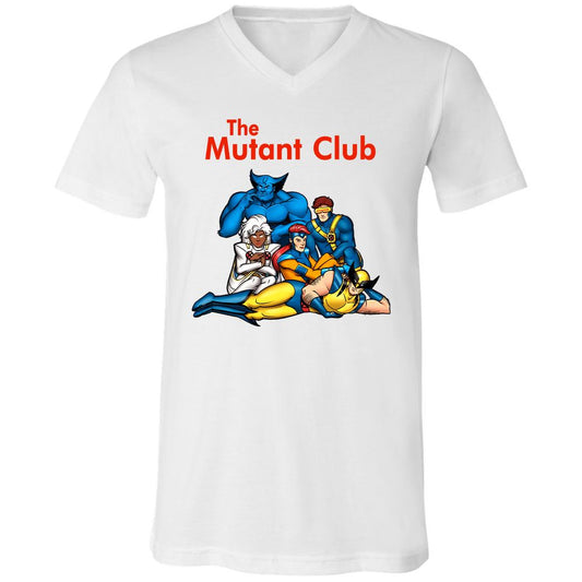 Unisex V-Neck T-Shirt - 48X8KQ5Z - White - 1