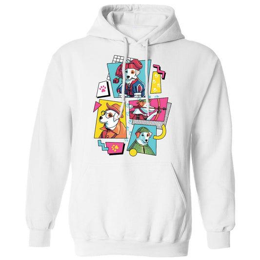 Classic Unisex Hoodie - B2T8281P - White - 1