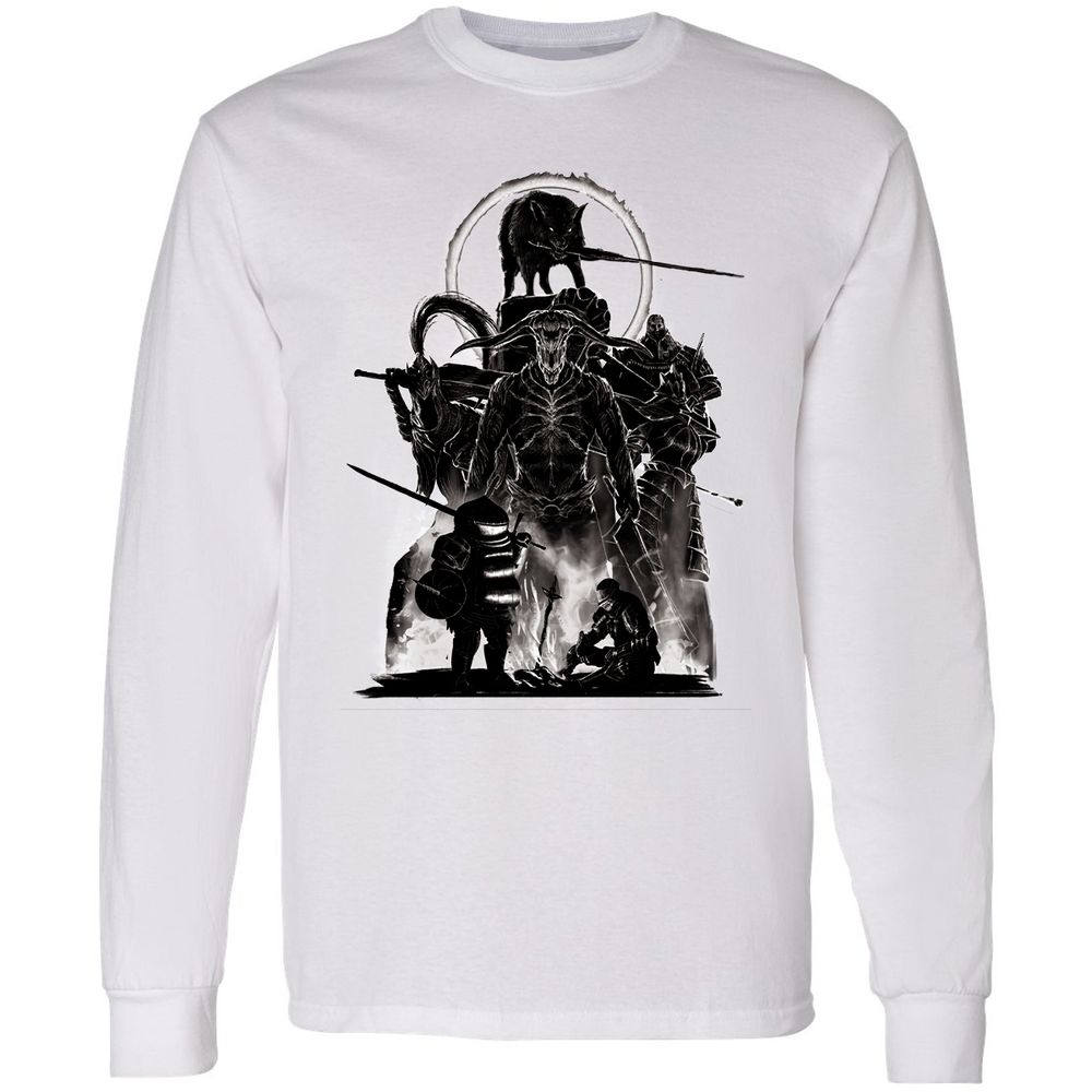 Long Sleeve T-Shirt - NZG5HDCG - White - 1