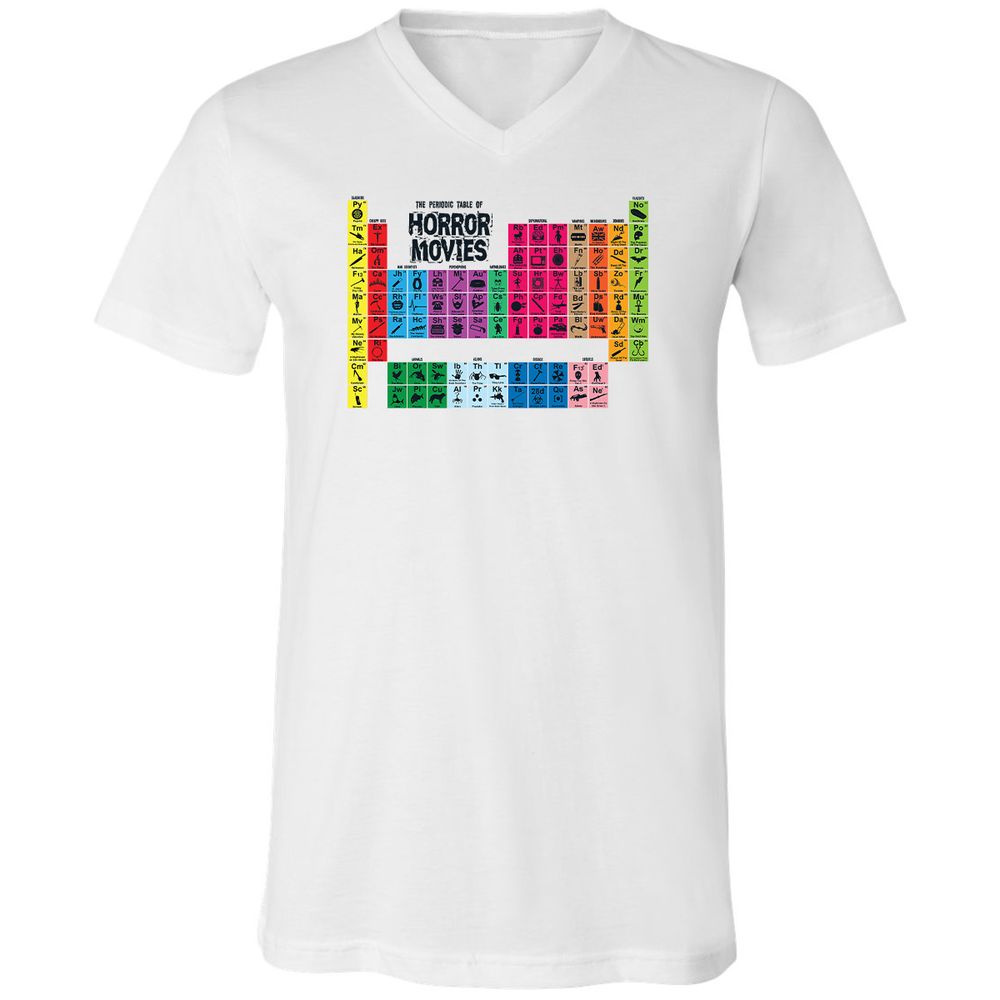 Unisex V-Neck T-Shirt - UJE7AVGP - White - 1