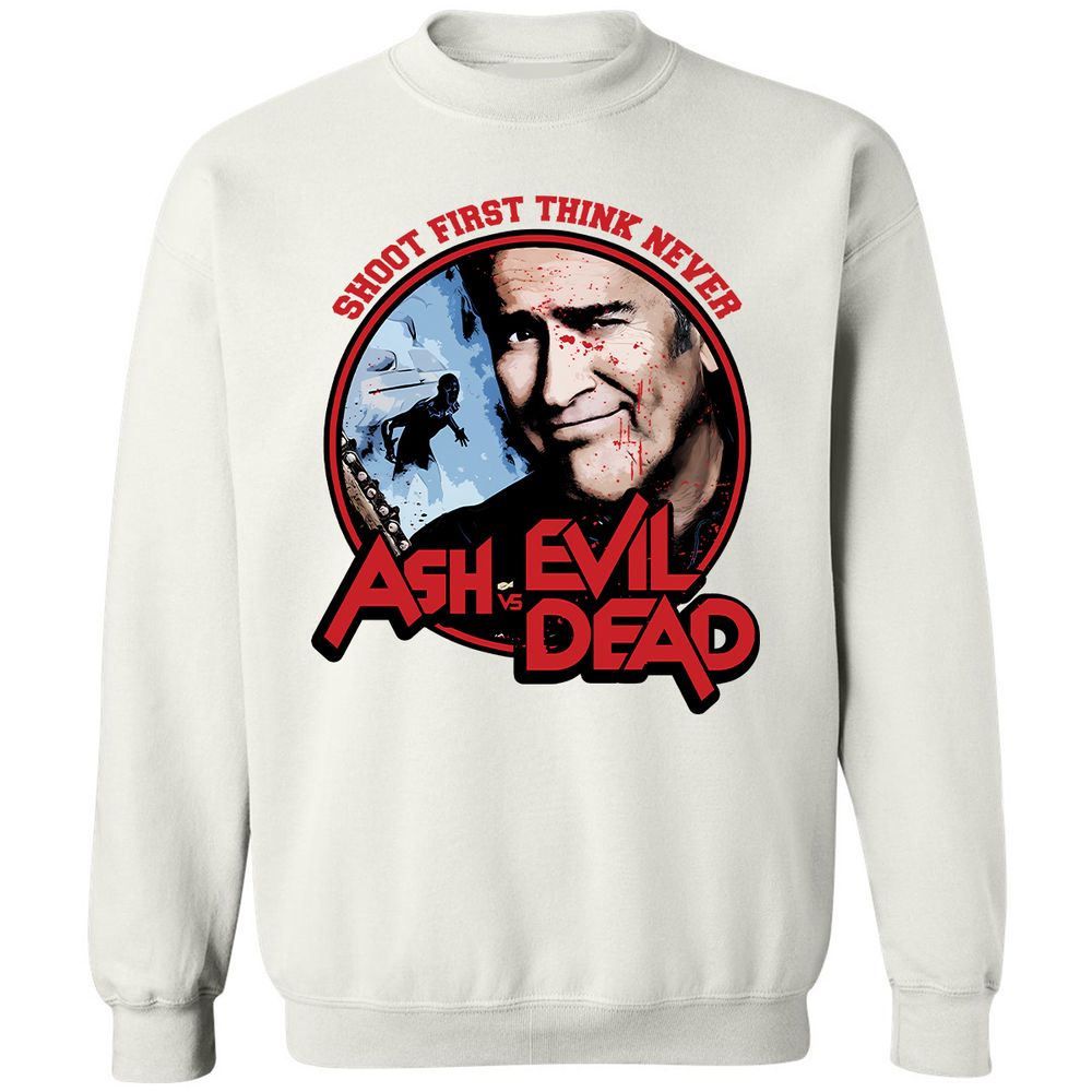 Classic Unisex Sweatshirt - ZSSGZFMV - White - 1