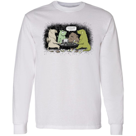 Long Sleeve T-Shirt - BKELXVGW - White - 1
