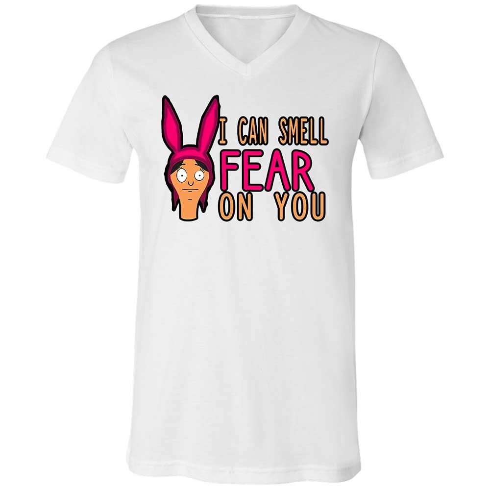 Unisex V-Neck T-Shirt - 14VSJB8Q - White - 1