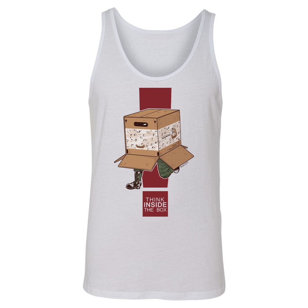 Unisex Jersey Tank - 3GRRERB1 - White - 1