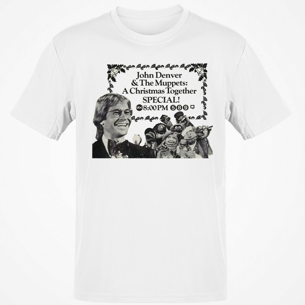 John Denver and Muppet - White - 1