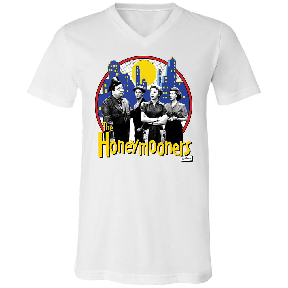 Unisex V-Neck T-Shirt - R1NDUA3N - White - 1