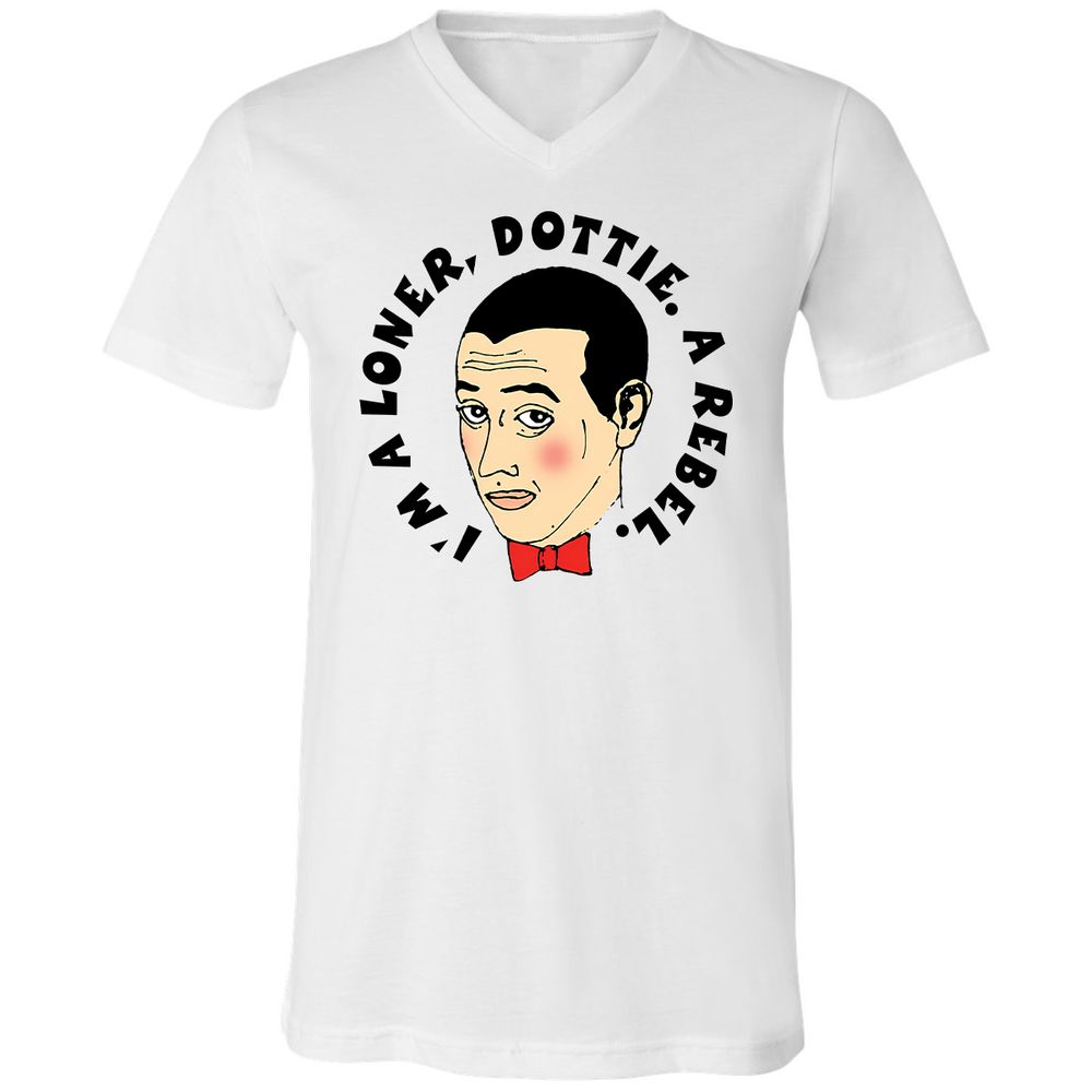 Unisex V-Neck T-Shirt - VCYUBSV3 - White - 1